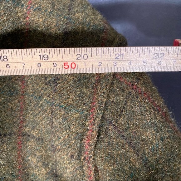 VTG Woolrich Green Plaid 16613 Men's Wool Quilted Lined Full Zip Outdoor Jacket - Picture 5 of 10